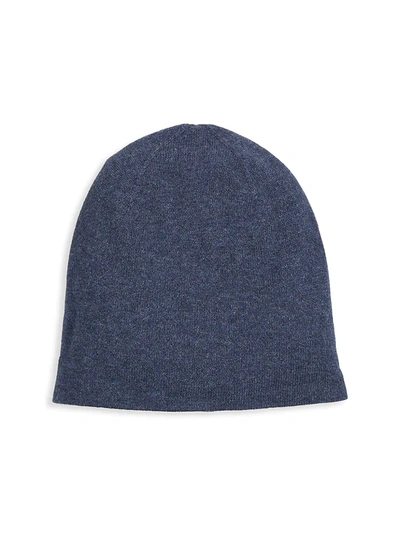 Shop Saks Fifth Avenue Men's Collection Cashmere Beanie In Navy