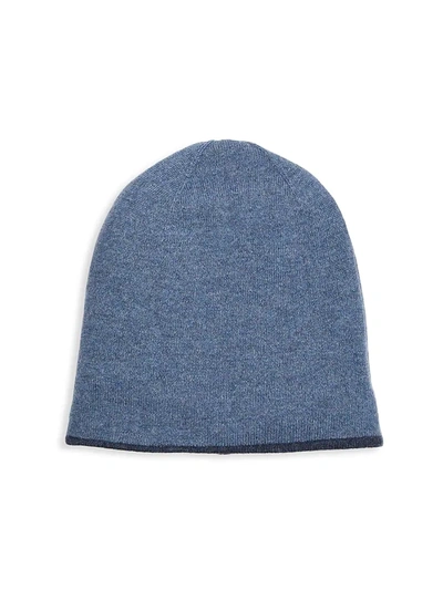 Shop Saks Fifth Avenue Men's Collection Cashmere Beanie In Navy