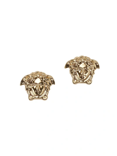 Shop Versace Women's La Medusa Goldtone Stud Earrings