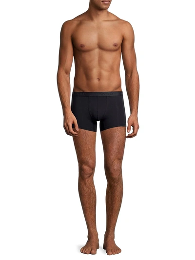 Shop Hanro Men's Essentials Cotton Boxer Brief In Black