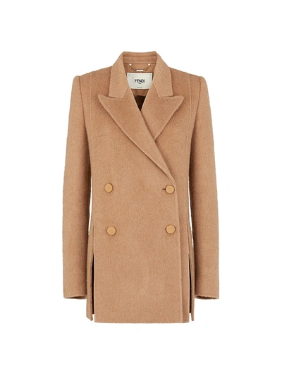 Shop Fendi Women's Camel Hair Coat