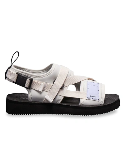 Shop Mcq By Alexander Mcqueen Criss Cross Sandals In White