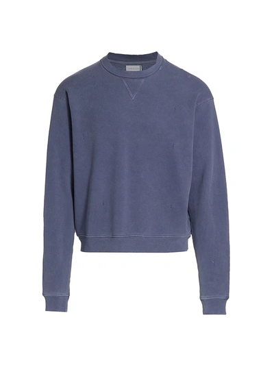 Shop John Elliott Folsom Crewneck Sweater In Blue