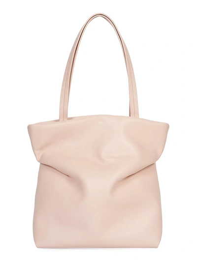 Shop Chloé Judy Leather Tote Bag In Cement Pink