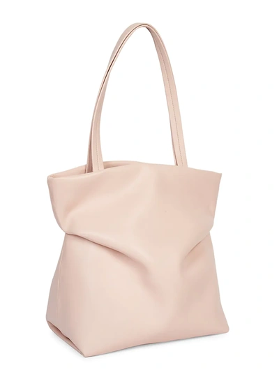 Shop Chloé Judy Leather Tote Bag In Cement Pink