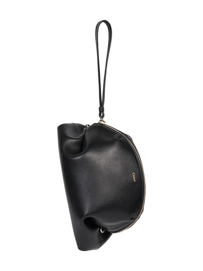 Shop Chloé Women's Mini Judy Leather Crossbody Bag In Black
