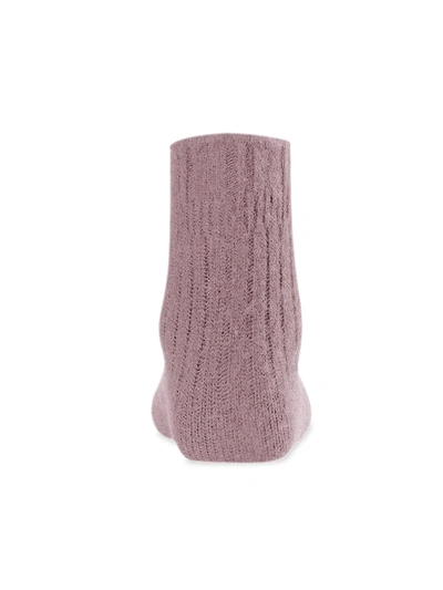 Shop Falke Women's Bedsock Rib Knit Socks In Silver