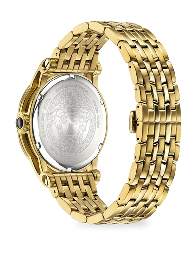 Shop Versace Palazzo Empire Ip Goldtone Bracelet Watch