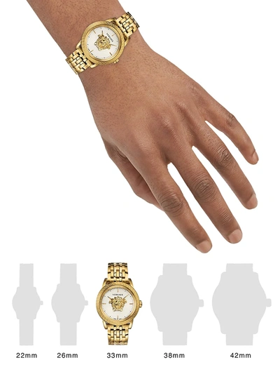 Shop Versace Palazzo Empire Ip Goldtone Bracelet Watch
