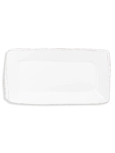 Shop Vietri Lastra White Rectangular Platter