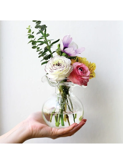 Shop Vietri Hibiscus Glass Clear Bud Vase