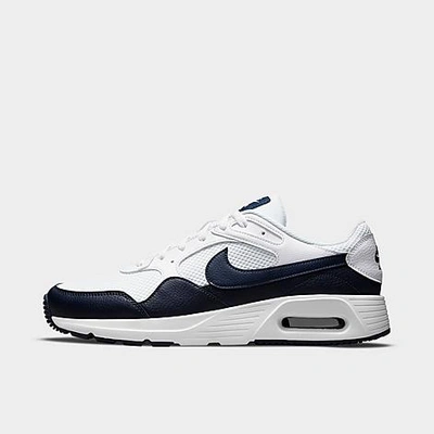 Shop Nike Men's Air Max Sc Casual Shoes In Black/obsidian/white