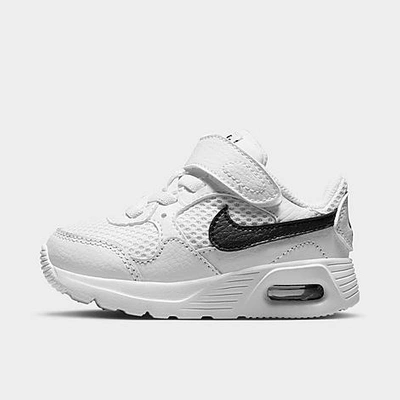 Shop Nike Kids' Toddler Air Max Sc Casual Shoes In White/black/white