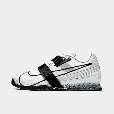 Shop Nike Romaleos 4 Training Shoes In White/white/black