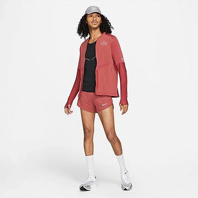 Shop Nike Men's Dri-fit Run Division Pinnacle Shorts In Cedar/cedar/reflective