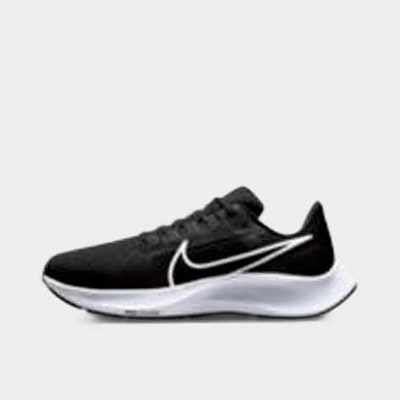 Shop Nike Women's Air Zoom Pegasus 38 Running Shoes In Black/anthracite/volt/white