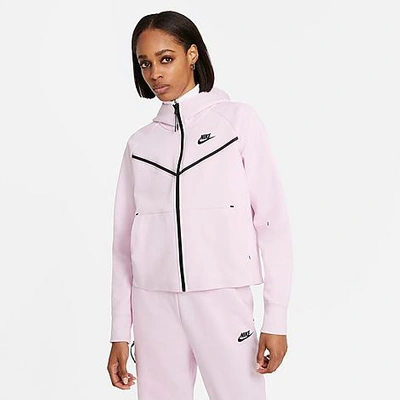 Nike Sportswear Tech Fleece Windrunner Women's Full-zip Hoodie In Regal Pink/black  | ModeSens