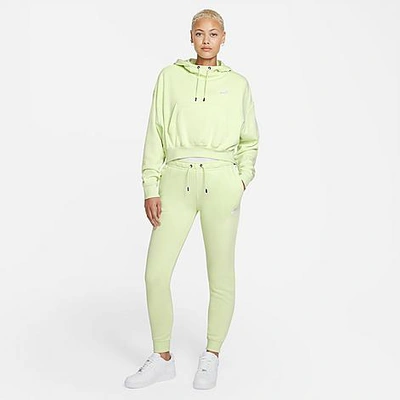 Shop Nike Women's Sportswear Essential Jogger Pants In Green