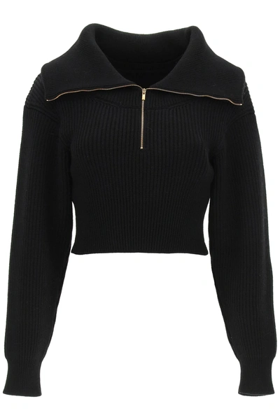 Shop Jacquemus La Maille Risoul Sweater In Black