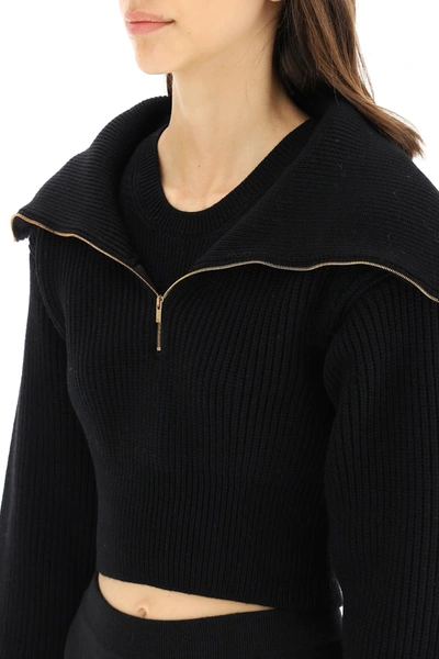 Shop Jacquemus La Maille Risoul Sweater In Black