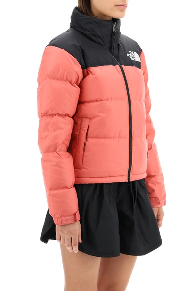 Shop The North Face 1996 Retro Nuptse Down Jacket In Black,pink