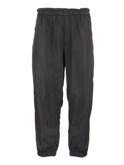 Shop Etro Jogging Pants With Figurative Print In Black