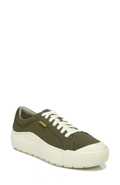 Shop Dr. Scholl's Time Off Sneaker In Olive