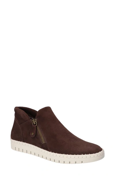 Shop Bella Vita Camberley Ankle Boot In Brown Suede