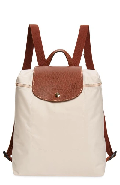 Shop Longchamp Le Pliage Backpack In Paper