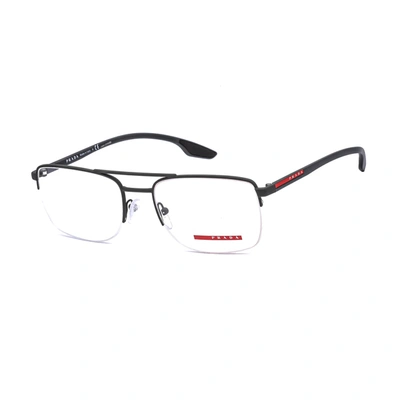 Shop Prada Rectangular Mens Eyeglasses 0ps 51mv 5341o155 In Grey