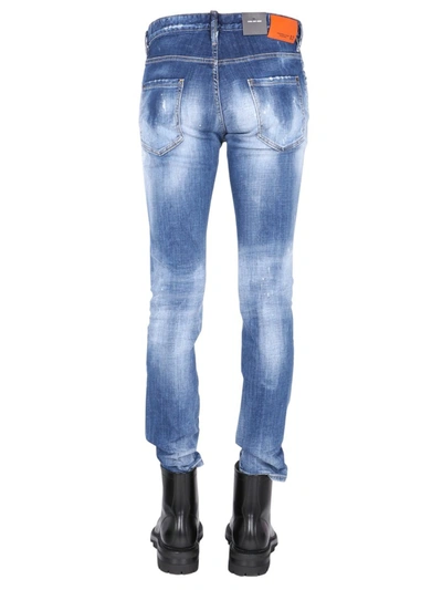 Shop Dsquared2 "cool Guy" Jeans In Blue