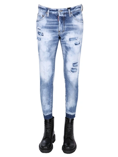 Shop Dsquared2 Cool Guy Fit Jeans In Blue