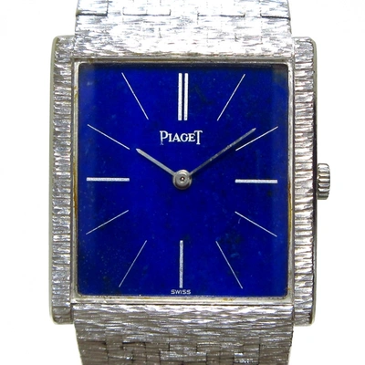 Pre-owned Piaget White Gold Watch In Blue