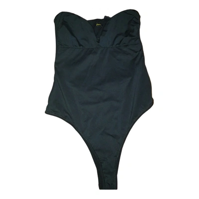 Pre-owned Fk One-piece Swimsuit In Black