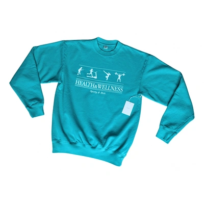 Pre-owned Sporty And Rich Sweatshirt In Turquoise