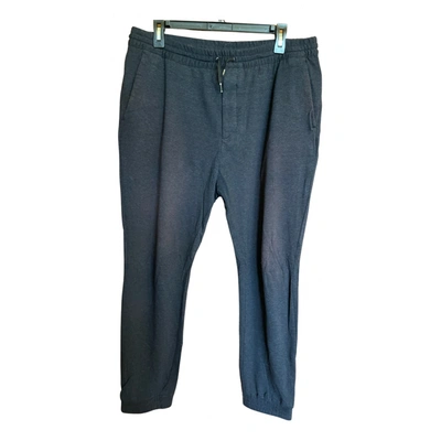 Pre-owned Calvin Klein Trousers In Black