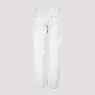 Shop Maison Margiela Cotton Jeans In White