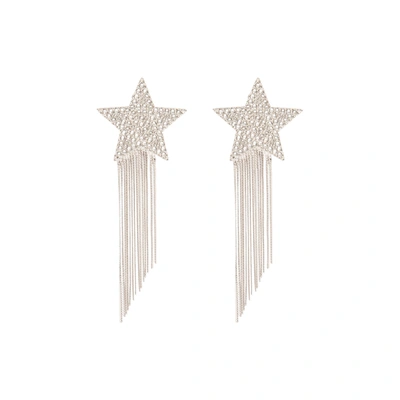 Shop Saint Laurent Pendant Earrings Jewellery In Metallic