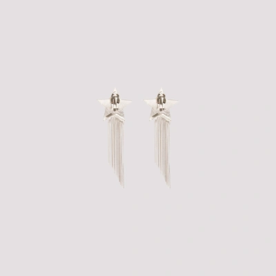 Shop Saint Laurent Pendant Earrings Jewellery In Metallic