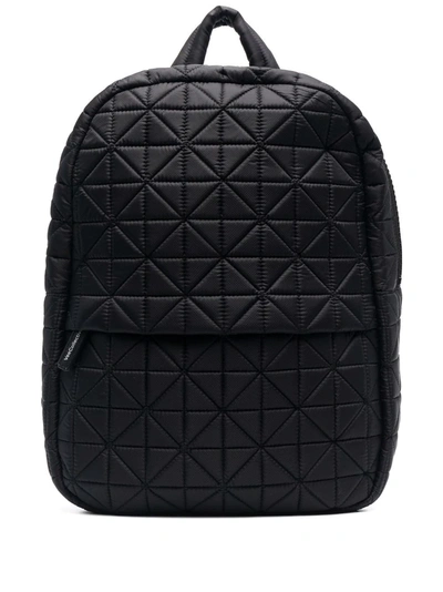 Shop Veecollective Quilted Leather-trim Backpack