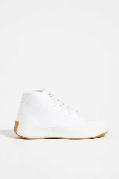 Shop Adidas By Stella Mccartney High-top Treino Sneakers In White