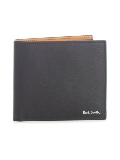 Shop Paul Smith Men Wallet Bf Cn Straw In Black