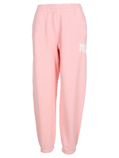 Shop Alexander Wang T T By Alexander Wang Logo Sweatpants In Desert Flower