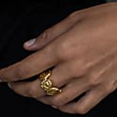 Eva Remenyi Nautilus Chunky Ring - Gold