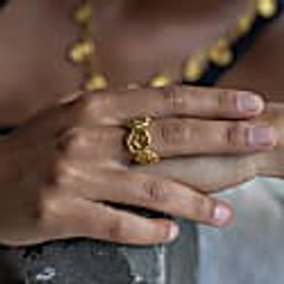 Eva Remenyi Nautilus Chunky Ring - Gold