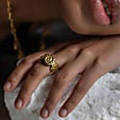 Eva Remenyi Nautilus Chunky Ring - Gold