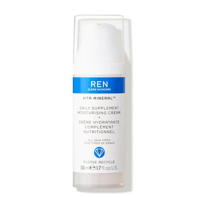 Shop Ren Clean Skincare Vita Mineral Daily Supplement Moisturising Cream (1.7 Fl. Oz.)