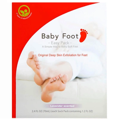 Shop Baby Foot Easy Pack - Original Deep Skin Exfoliation For Feet (1 Pair)