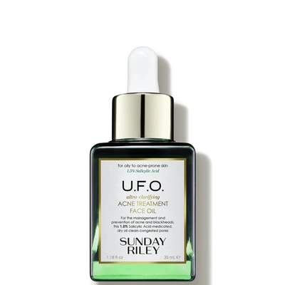 Shop Sunday Riley U.f.o. Ultra-clarifying Face Oil 1.2 oz