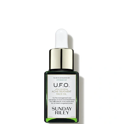 Shop Sunday Riley U.f.o. Ultra-clarifying Acne Treatment Face Oil (0.5 Fl. Oz.)